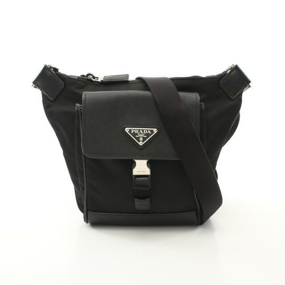 Prada Re Nylon Shoulder Bag Black - Picture 1 of 7